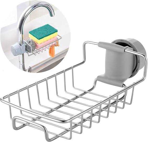 Kitchen Sink Organizer | Stainless Steel Sponge Holder