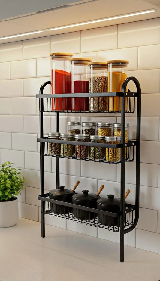 2-Tier Spice Rack Organizer for Kitchen | Space-Saving Storage