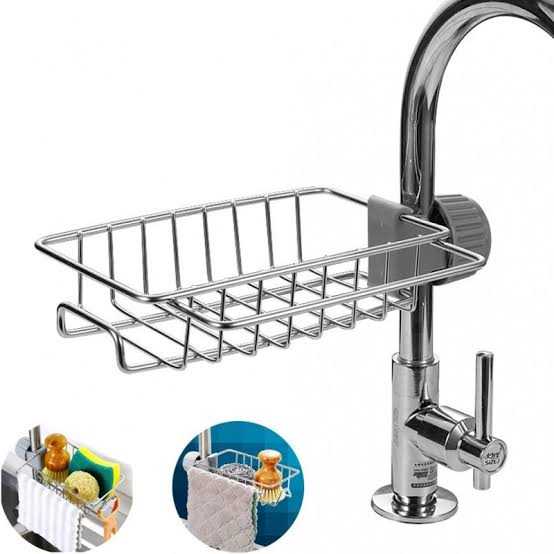Kitchen Sink Organizer | Stainless Steel Sponge Holder