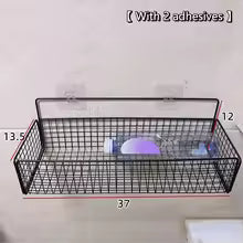 Wire Storage Basket | Metal Organizer for Kitchen & Bathroom