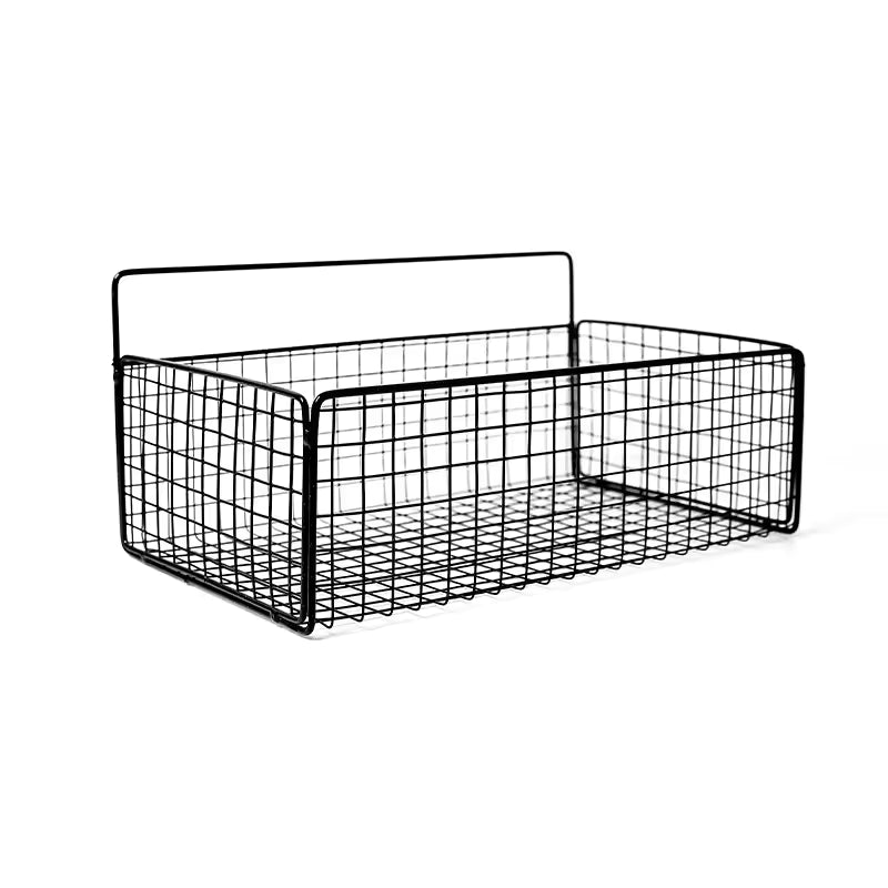 Wire Storage Basket | Metal Organizer for Kitchen & Bathroom