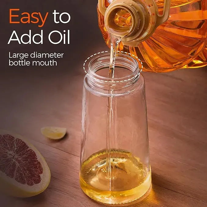 500ml 2-in-1 Oil Sprayer and Pourer Bottle