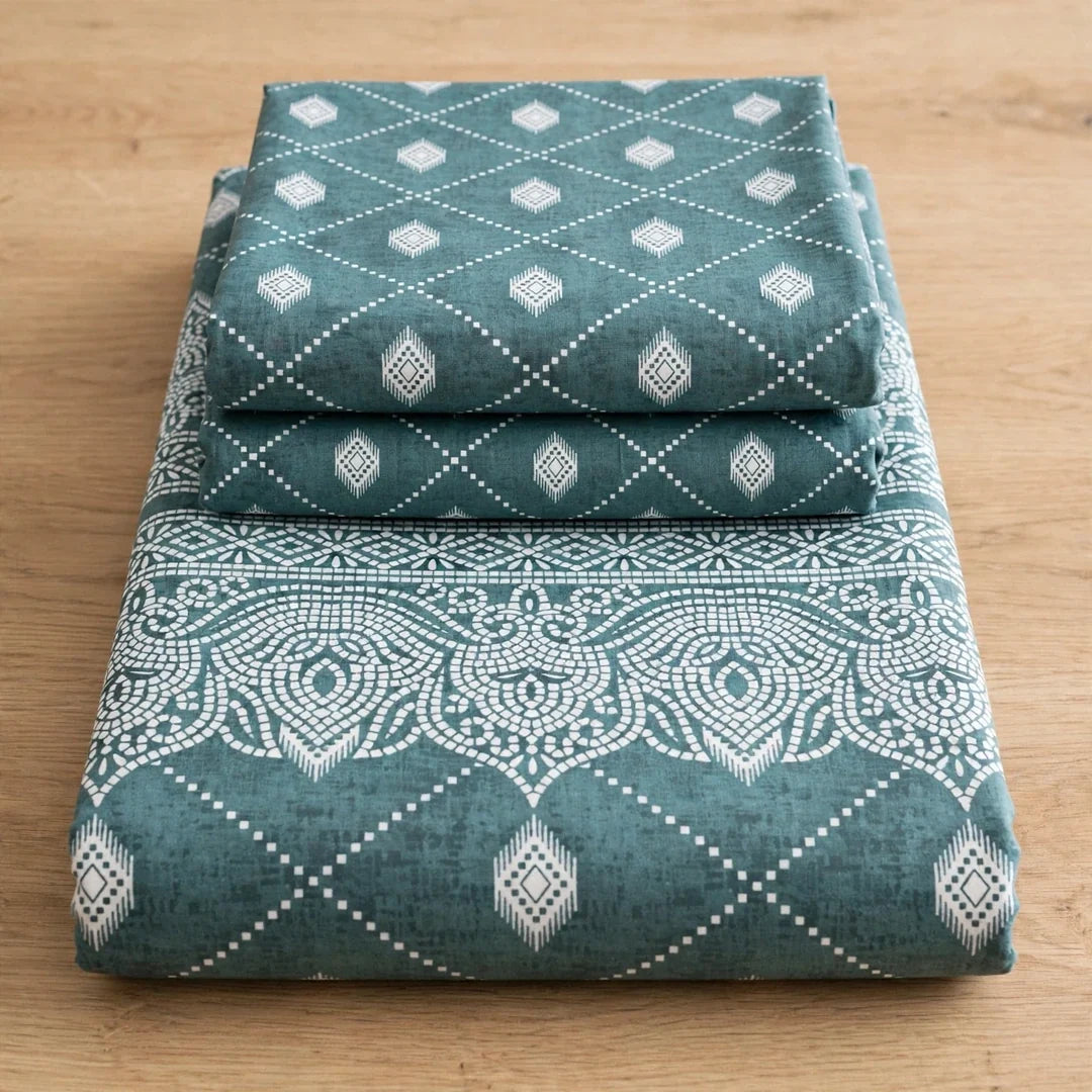 Premium Cotton King Size Bedsheet Set | 1 Bedsheet + 2 Pillow Covers Copy 2 (Copy)